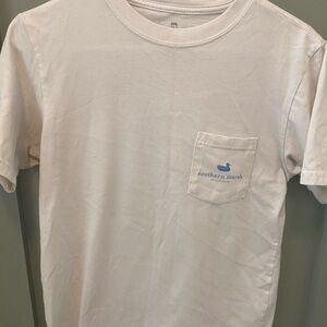 Southern Marsh White Short Sleeve Tee Classic Casual